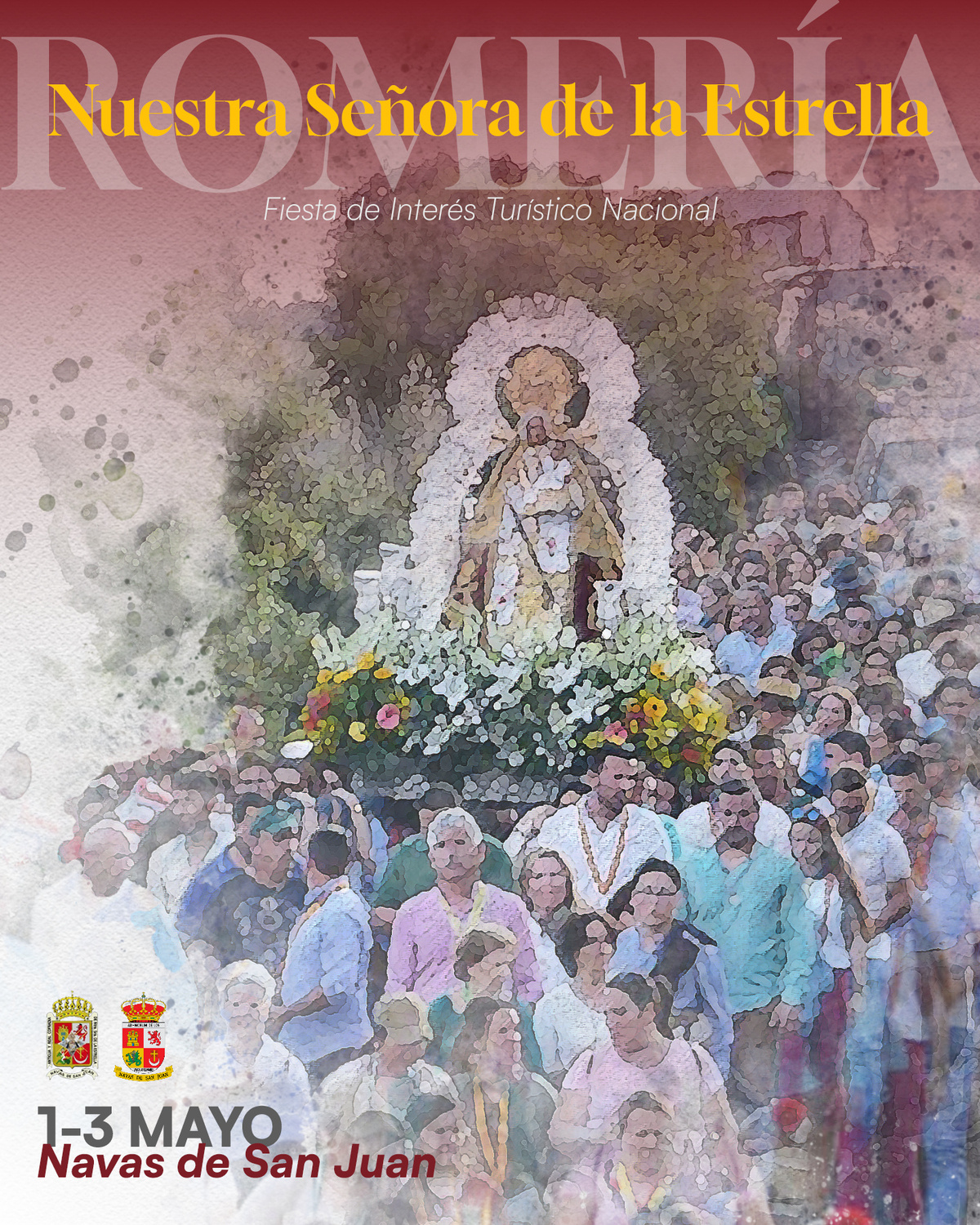 programación prevista para la Romería de Nuestra Señora de la Estrella 2024, en Navas de San Juan!